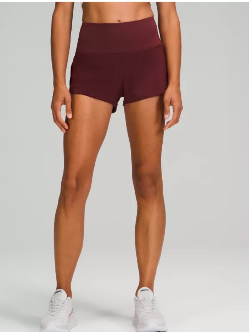 lululemon athletica High-Rise Maroon Athletic Shorts